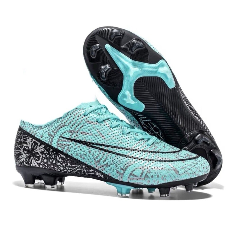 Men’s Soccer Cleats Moonlight Blue Size 7.5 Athletic Football Shoes NEW